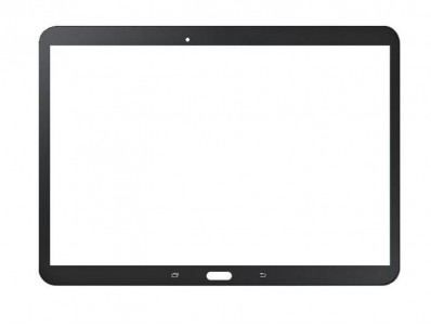Replacement Front Glass For Samsung Galaxy Tab 4 10.1 2015 Black By - Maxbhi.com