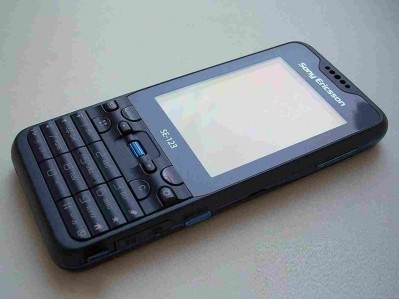 LCD with Touch Screen for Sony Ericsson G702 - Silver