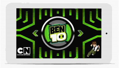 LCD with Touch Screen for Eddy Ben 10 Kids Tablet - Black