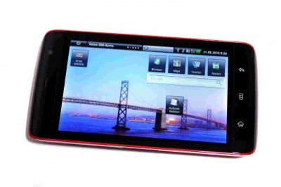 LCD with Touch Screen for Dell Streak - Red