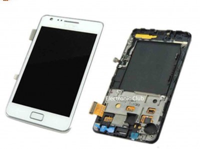 LCD with Touch Screen for Samsung Galaxy S II I9100G - White