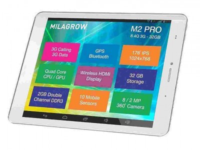 LCD with Touch Screen for Milagrow M2Pro 3G Call 32GB - White