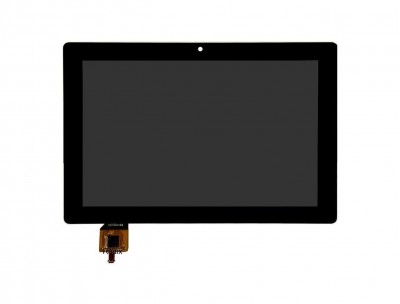 Lcd With Touch Screen For Lenovo A7600h Wifi Plus 3g Black By - Maxbhi.com