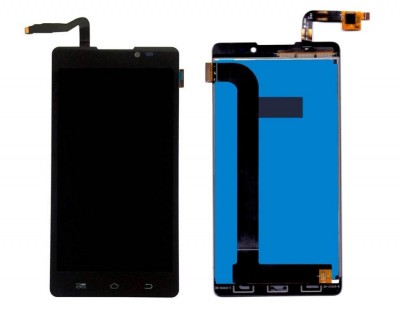 Lcd With Touch Screen For Panasonic P55 Black By - Maxbhi Com