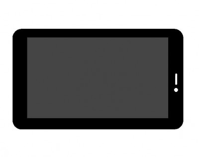 Lcd With Touch Screen For Micromax Funbook P365 Black By - Maxbhi.com