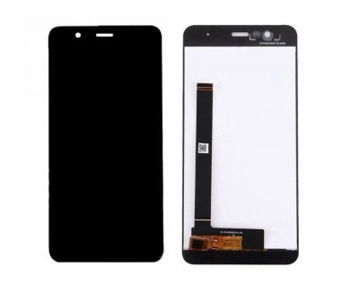 Lcd With Touch Screen For Asus Zenfone Pegasus 3 16gb Black By - Maxbhi Com