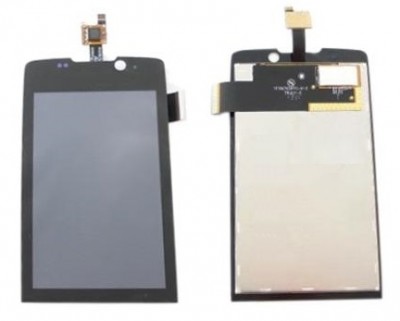 Lcd With Touch Screen For Zte Blade Ii V880 Plus Black By - Maxbhi Com