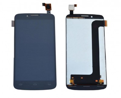 Lcd With Touch Screen For Xolo Q1000s Black By - Maxbhi Com
