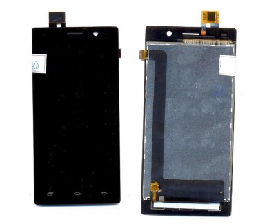 Lcd With Touch Screen For Intex Cloud Power Plus Black By - Maxbhi Com