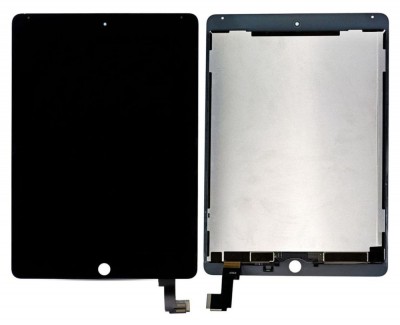 Lcd With Touch Screen For Apple Ipad Air 2 Wifi Cellular 32gb Black By - Maxbhi Com