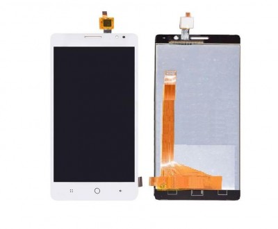 Lcd With Touch Screen For Intex Aqua Star L White By - Maxbhi Com