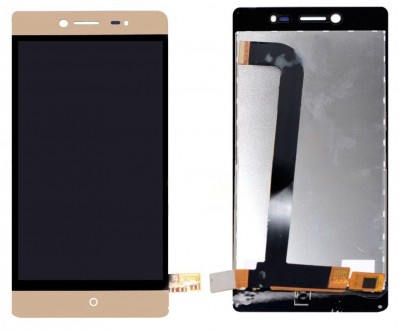 Lcd With Touch Screen For Intex Aqua Power M Gold By - Maxbhi Com