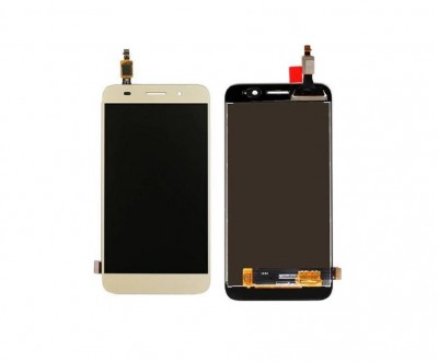 Lcd With Touch Screen For Huawei Y3 2017 Gold By - Maxbhi Com