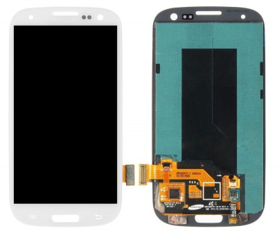 Lcd With Touch Screen For Samsung Galaxy S Iii I747 White By - Maxbhi Com
