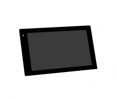 Lcd With Touch Screen For Lava Qpad R704 Black By - Maxbhi.com