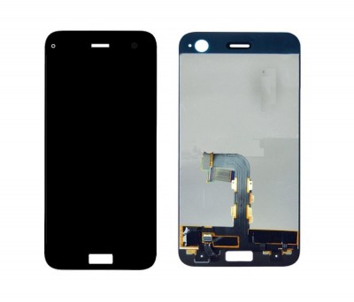 Lcd With Touch Screen For Lyf Earth 2 Black By - Maxbhi Com