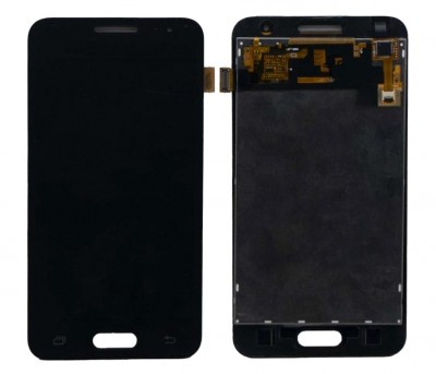 Lcd With Touch Screen For Samsung Galaxy Core 2 Duos Black By - Maxbhi Com