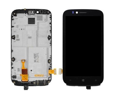 Lcd With Touch Screen For Nokia Lumia 822 Black By - Maxbhi Com