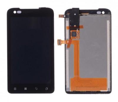 Lcd With Touch Screen For Lenovo A660 White By - Maxbhi Com