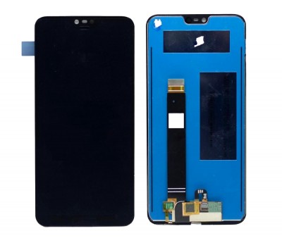 Lcd With Touch Screen For Nokia 6 1 Plus Black By - Maxbhi Com