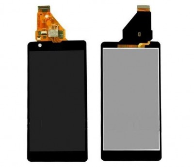 Lcd With Touch Screen For Sony Xperia Zr Black By - Maxbhi Com
