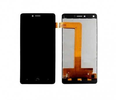 Lcd With Touch Screen For Bq Aquaris U Plus Black By - Maxbhi Com