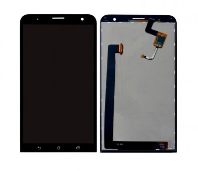 Lcd With Touch Screen For Asus Zenfone 2 Laser Ze601kl Silver By - Maxbhi Com