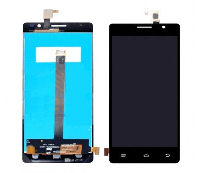 Lcd With Touch Screen For Intex Aqua Power Hd Black By - Maxbhi Com