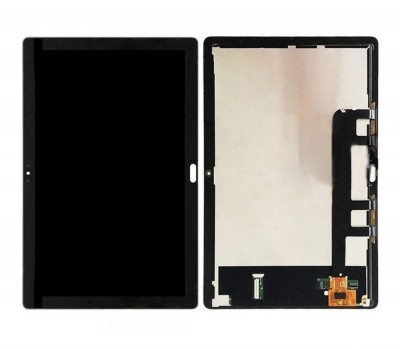 Lcd With Touch Screen For Huawei Mediapad M5 Lite Black By - Maxbhi Com