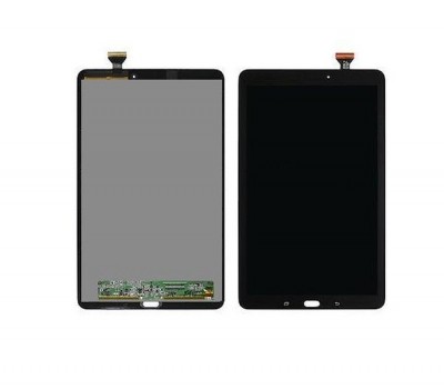 Lcd With Touch Screen For Samsung Galaxy Tab E 9 6 Black By - Maxbhi Com