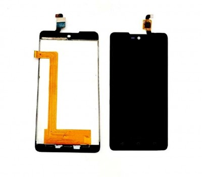 Lcd With Touch Screen For Micromax Canvas Selfie 2 Q340 Black By - Maxbhi Com