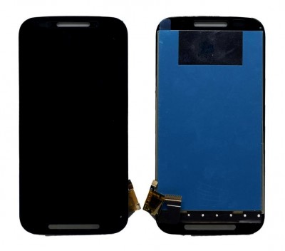 Lcd With Touch Screen For Motorola Moto E Xt1021 Black By - Maxbhi Com