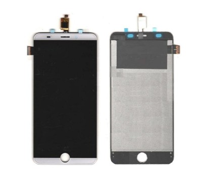 Lcd With Touch Screen For Intex Aqua View White By - Maxbhi Com