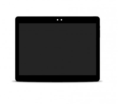 Lcd With Touch Screen For Iball Eduslide Q1035 3g Black By - Maxbhi.com