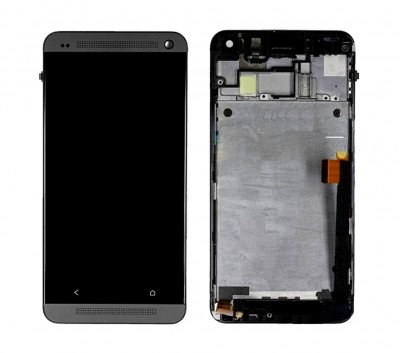 Lcd With Touch Screen For Htc One 802w Black By - Maxbhi Com