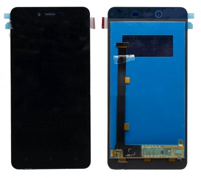Lcd With Touch Screen For Gionee Pioneer P5l Black By - Maxbhi Com