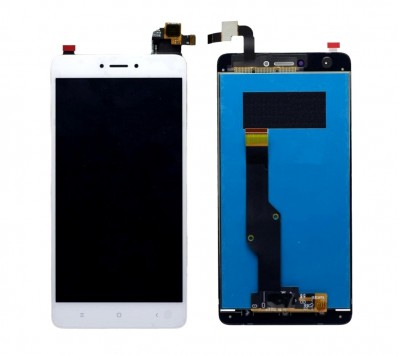 Lcd With Touch Screen For Xiaomi Redmi Note 4white By - Maxbhi Com