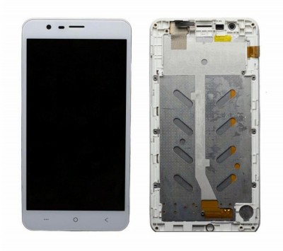 Lcd With Touch Screen For Lephone W9 White By - Maxbhi Com