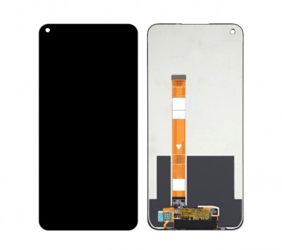 Lcd With Touch Screen For Realme 7i Black By - Maxbhi Com