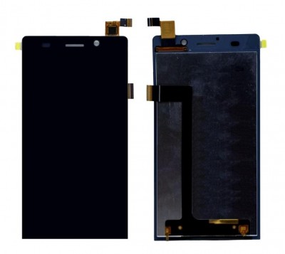 Lcd With Touch Screen For Karbonn Titanium Octane White By - Maxbhi Com
