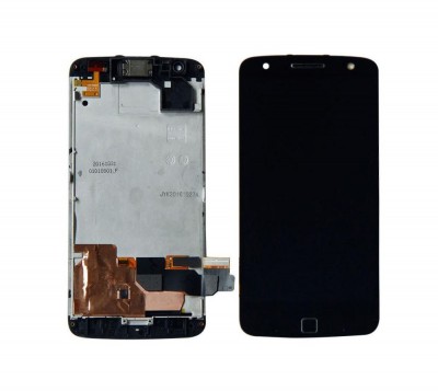 Lcd With Touch Screen For Motorola Moto Z Force Black By - Maxbhi Com