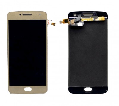 Lcd With Touch Screen For Moto G5 Plus 32gb Gold By - Maxbhi Com