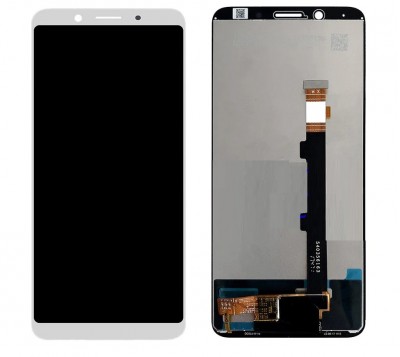 Lcd With Touch Screen For Oppo A75s White By - Maxbhi Com