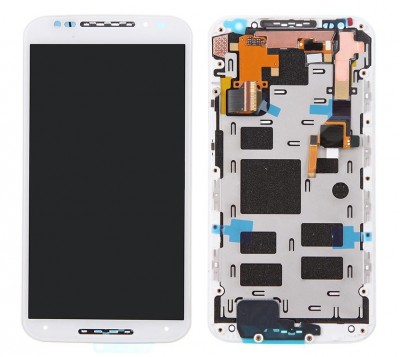 Lcd With Touch Screen For Motorola Moto X2 Black By - Maxbhi Com