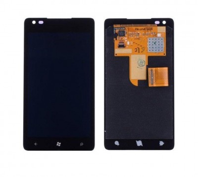 Lcd With Touch Screen For Nokia Lumia 900 Rm823 Black By - Maxbhi Com