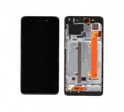Lcd With Touch Screen For Lava Iris 860 Grey By - Maxbhi Com