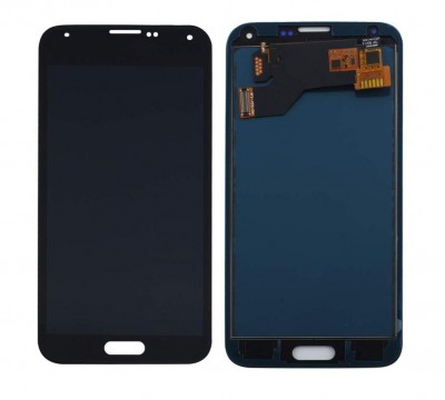 Lcd With Touch Screen For Samsung Galaxy S5 G900 Black By - Maxbhi Com