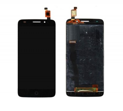 Lcd With Touch Screen For Videocon Q1 V500k Black By - Maxbhi Com