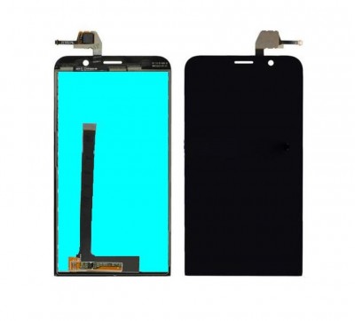 Lcd With Touch Screen For Asus Zenfone 2 Deluxe Special Edition Silver By - Maxbhi Com