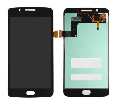 Lcd With Touch Screen For Moto G5 Black By - Maxbhi Com